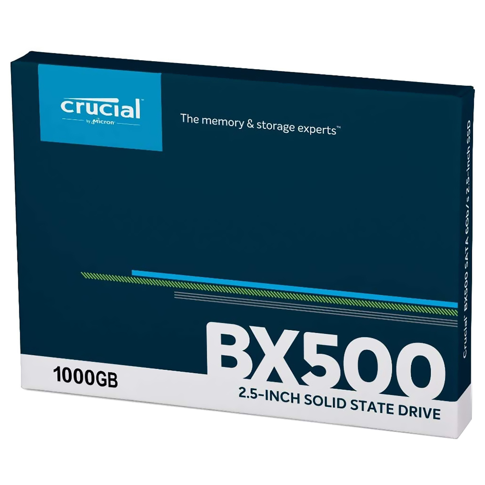 SSD Crucial 1TB BX500 2.5" SATA 3 - CT1000BX500SSD1