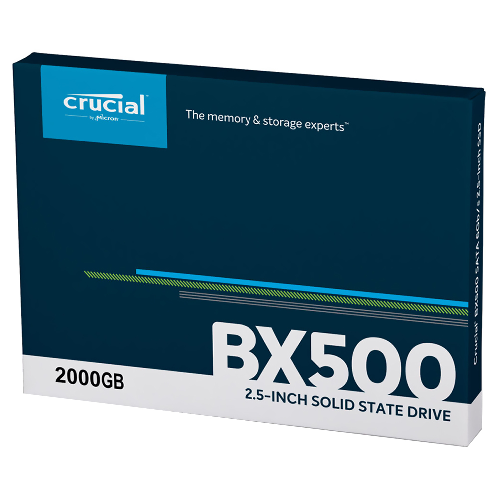 SSD Crucial 2TB BX500 2.5" SATA 3 - CT2000BX500SSD1