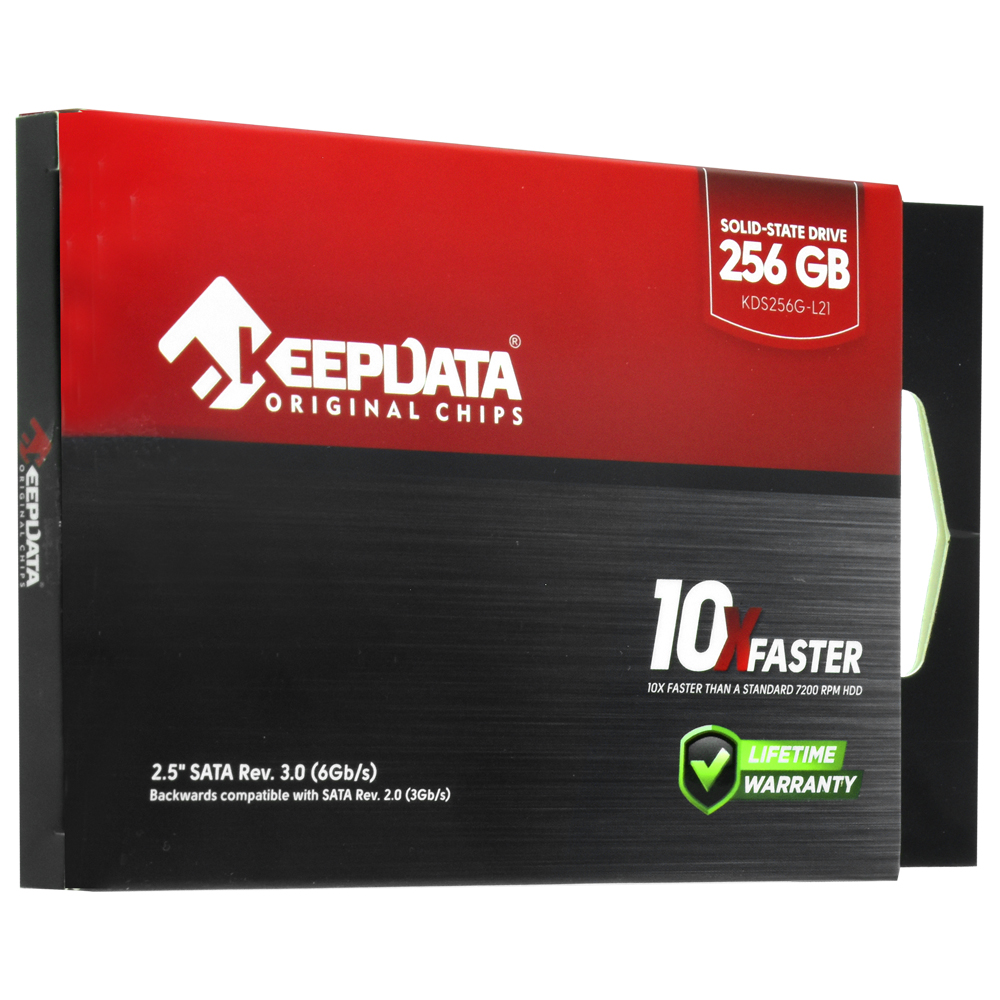 SSD Keepdata 256GB 2.5" SATA 3 - 10X KDS256G-L21