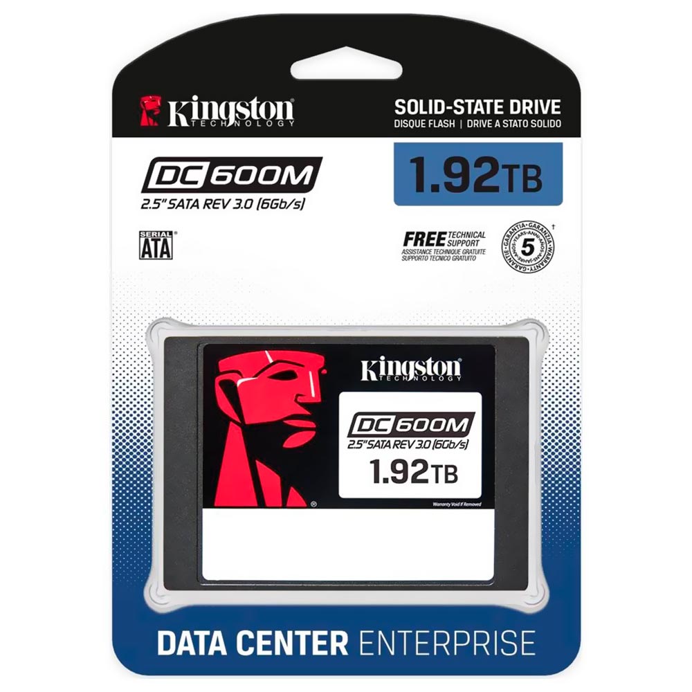 SSD Kingston 1.92TB DC600M 2.5" SATA 3 - SEDC600M/1920G (Server)