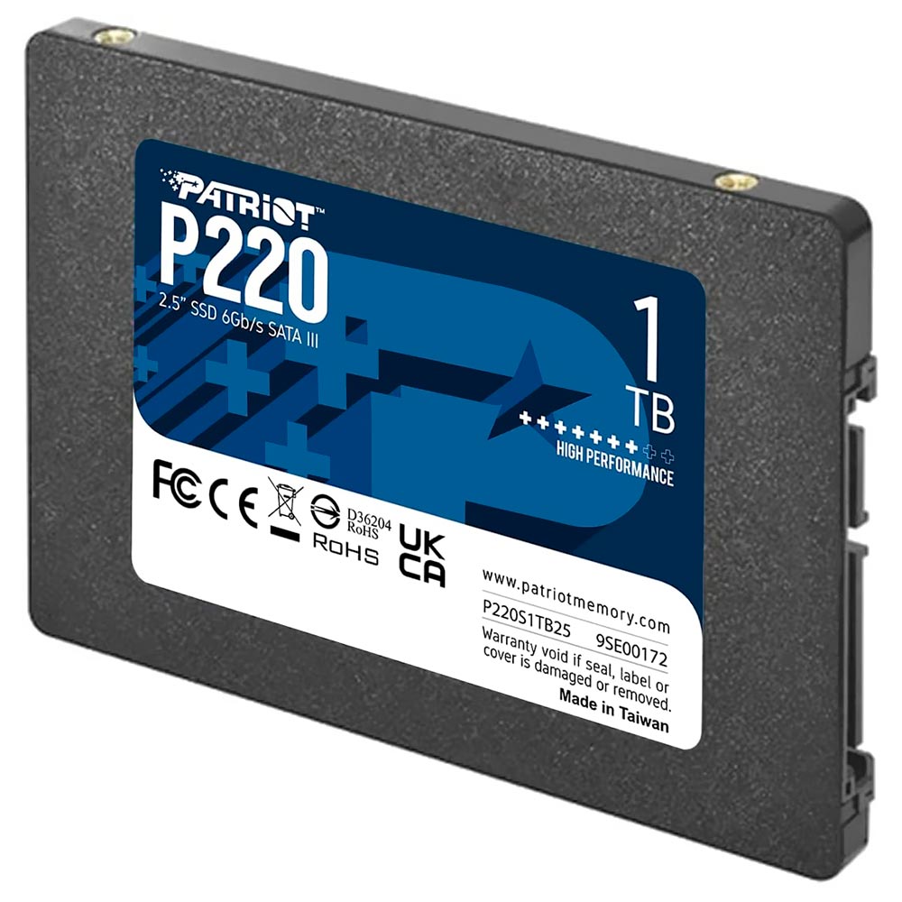 SSD Patriot 1TB P220 2.5" SATA 3 - P220S1TB25