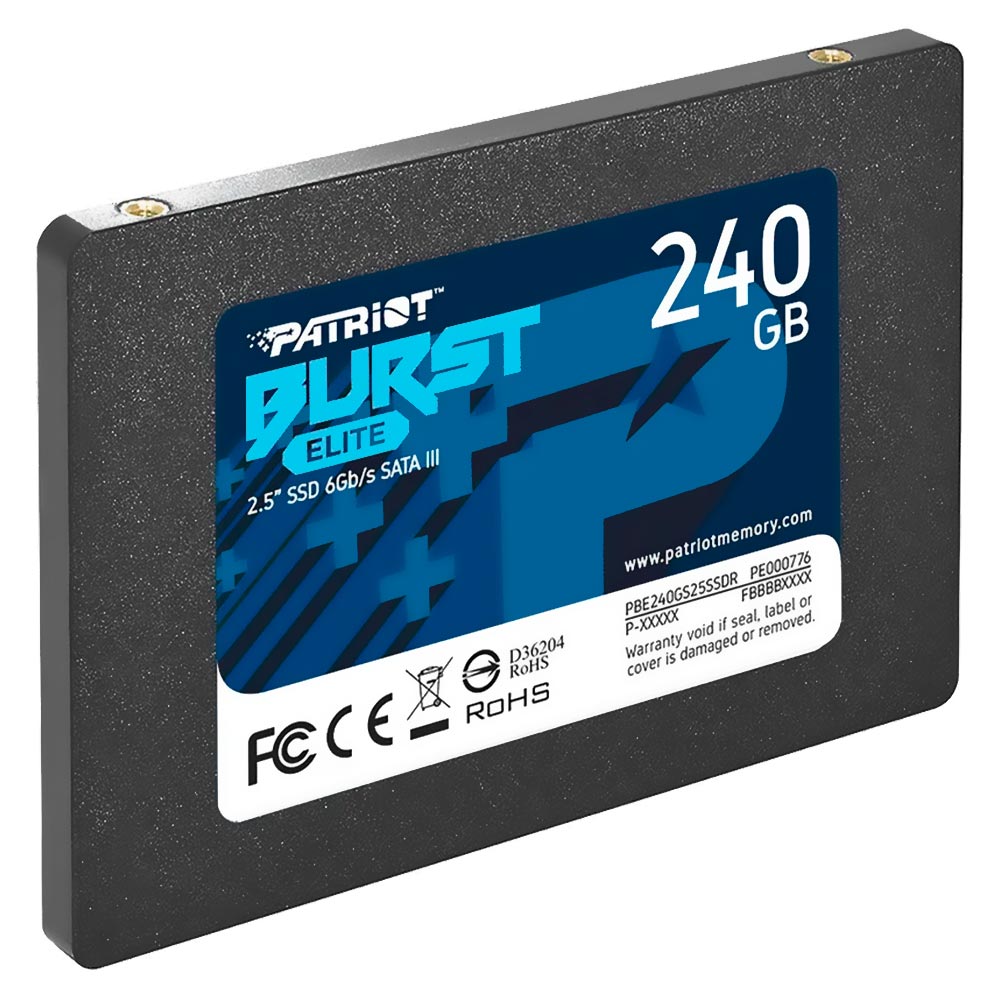 SSD Patriot 240GB Burst Elite 2.5" SATA 3 - PBE240GS25SSDR