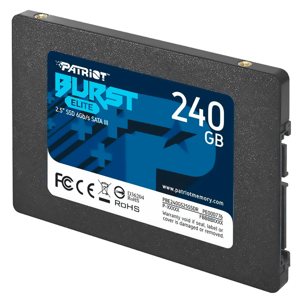 SSD Patriot 240GB Burst Elite 2.5" SATA 3 - PBE240GS25SSDR