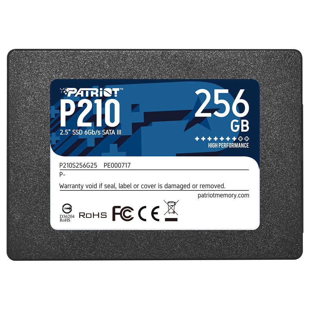 SSD Patriot 256GB P210 2.5" SATA 3 - P210S256G25