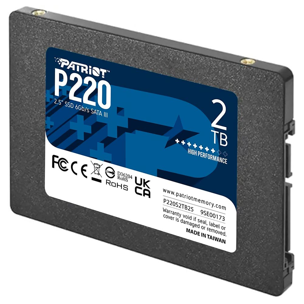 SSD Patriot 2TB P220 2.5" SATA 3 - P220S2TB25