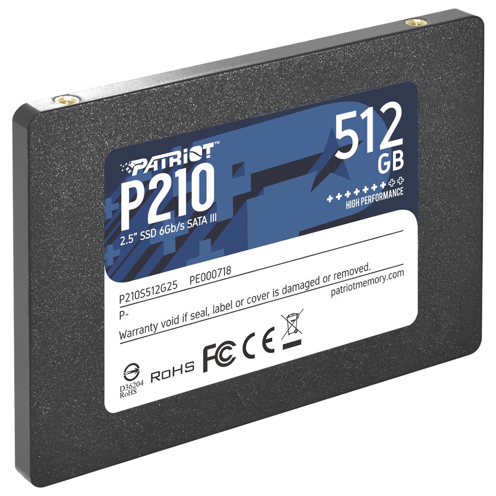 SSD Patriot 512GB P210 2.5" SATA 3 - P210S512G25