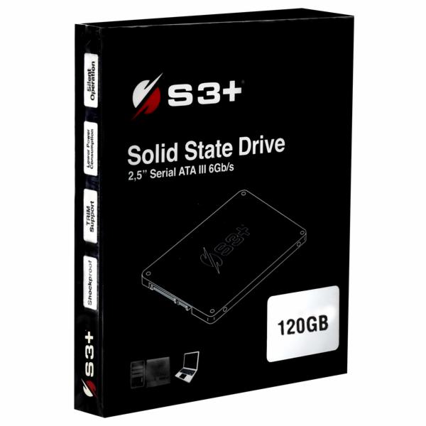 SSD S3+ 120GB 2.5" SATA 3 - S3SSDC120