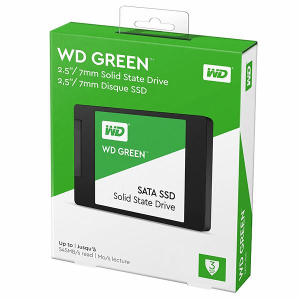 SSD Western Digital 240GB Green 2.5" SATA 3 - WDS240G2G0A