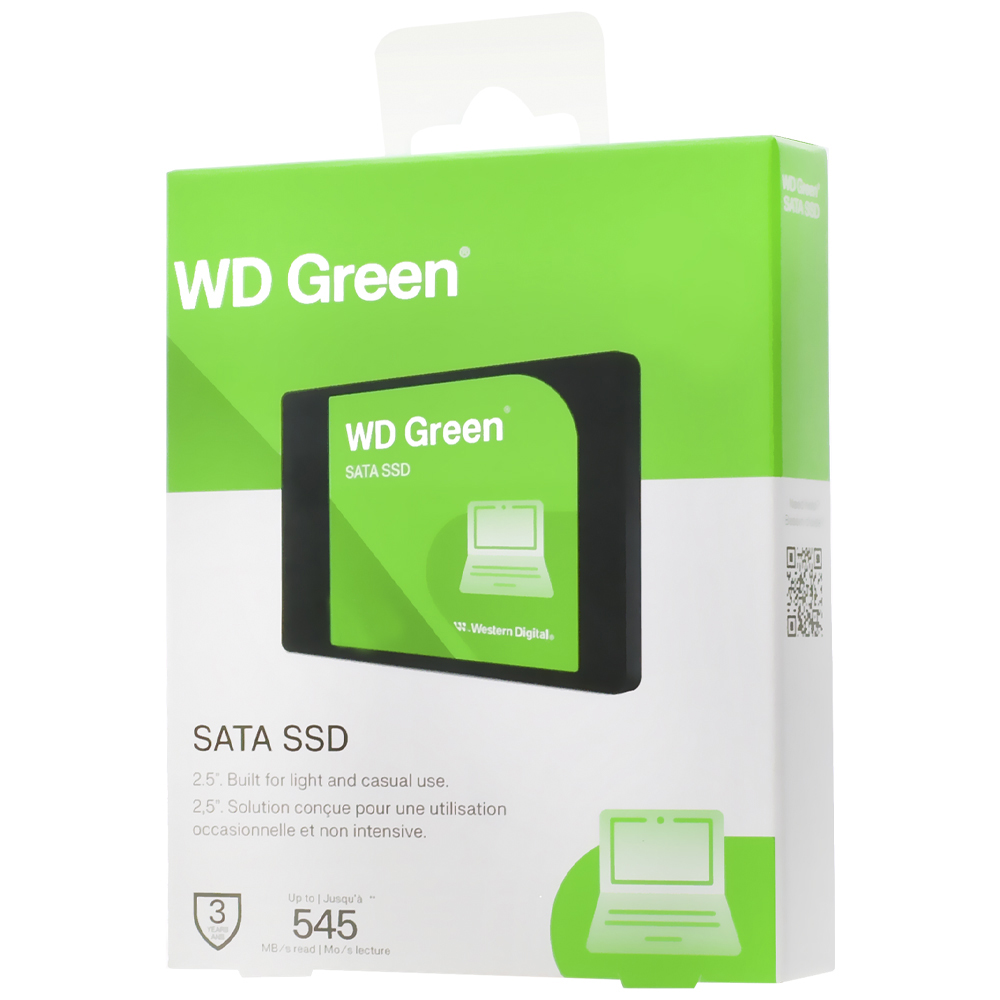 SSD Western Digital 2TB Western Green 2.5" SATA 3 - WDS200T5G0A