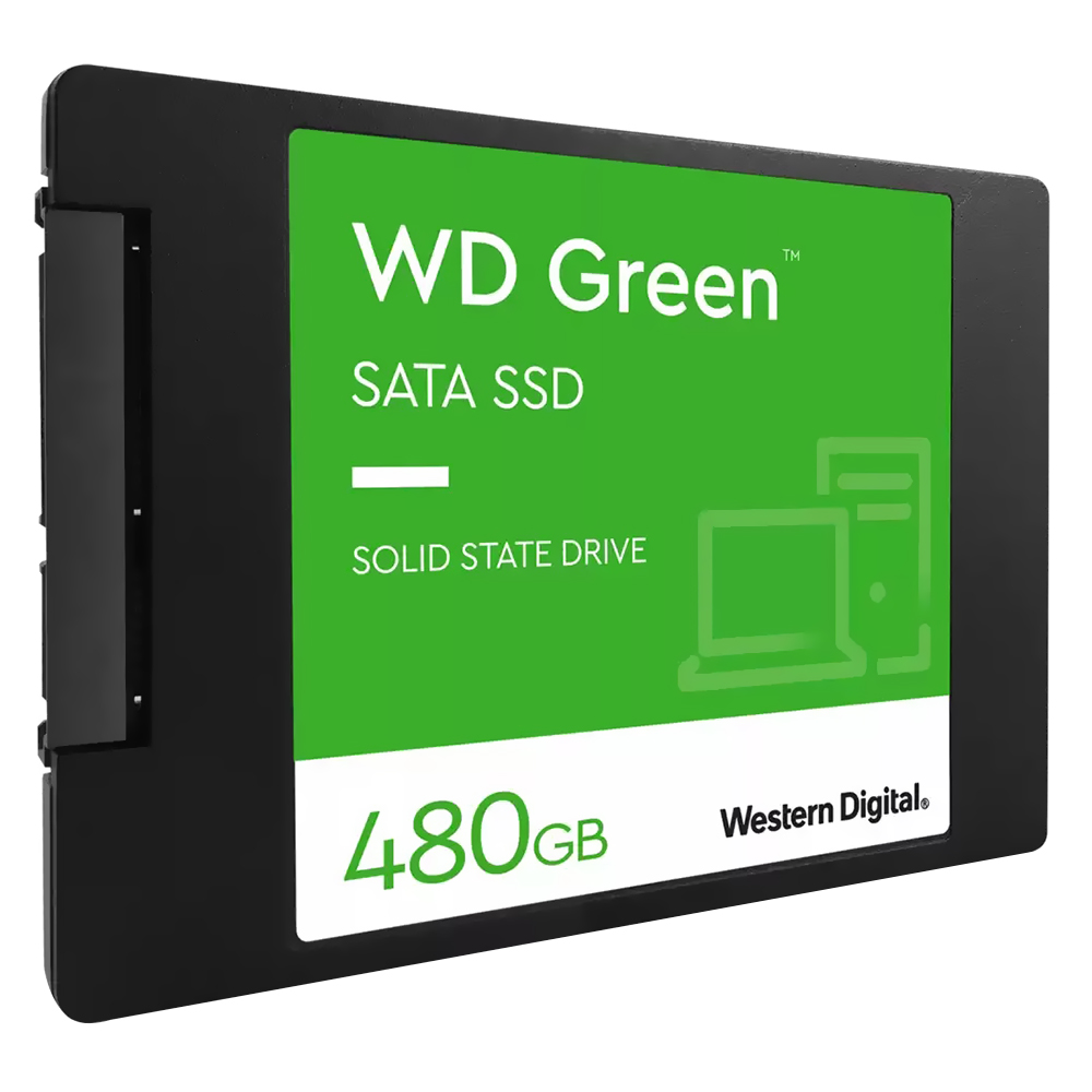 SSD Western Digital 480GB Green 2.5" SATA 3 - WDS480G3G0A 545Mb/s