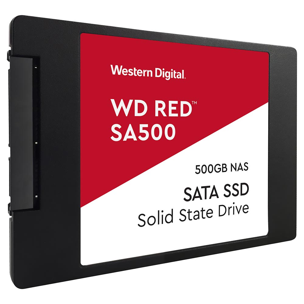 SSD Western Digital 500GB SA500 Red 2.5" SATA 3 - WDS500G1R0A 560MB/s