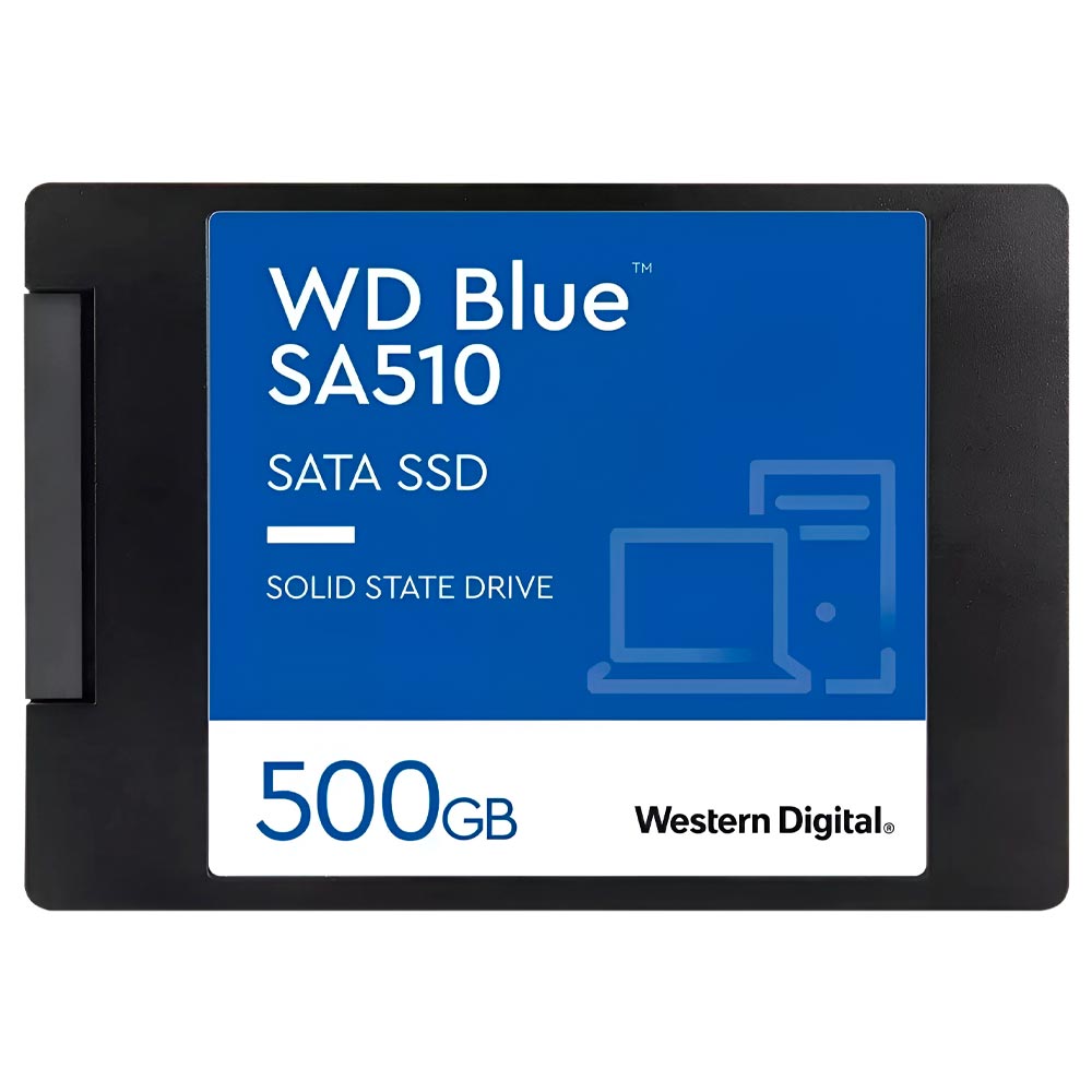 SSD Western Digital 500GB SA510 Blue 2.5" SATA 3 - WDS500G3B0A