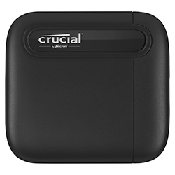 SSD Externo Crucial 2TB Portátil X6 - Preto (CT2000X6SSD9)