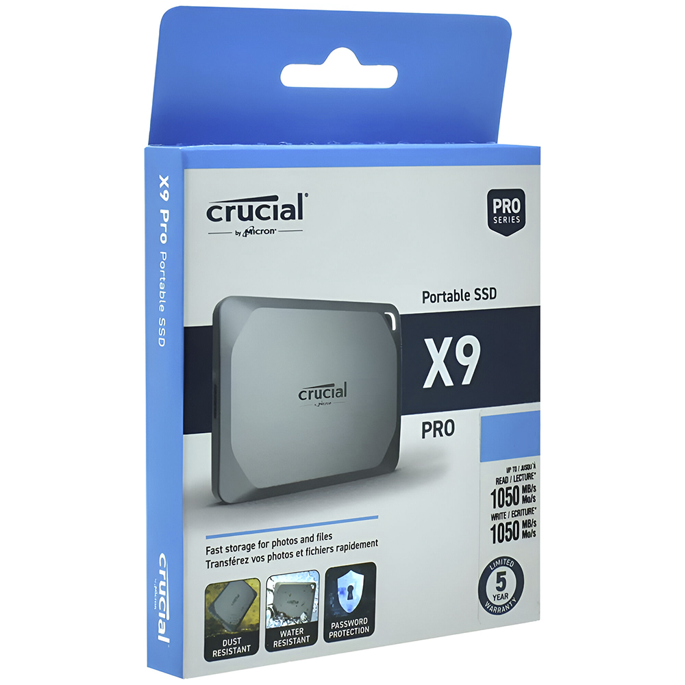 SSD Externo Crucial 2TB Portátil X9 Pro / USB-C 3.2 - CT2000X9PROSSD9