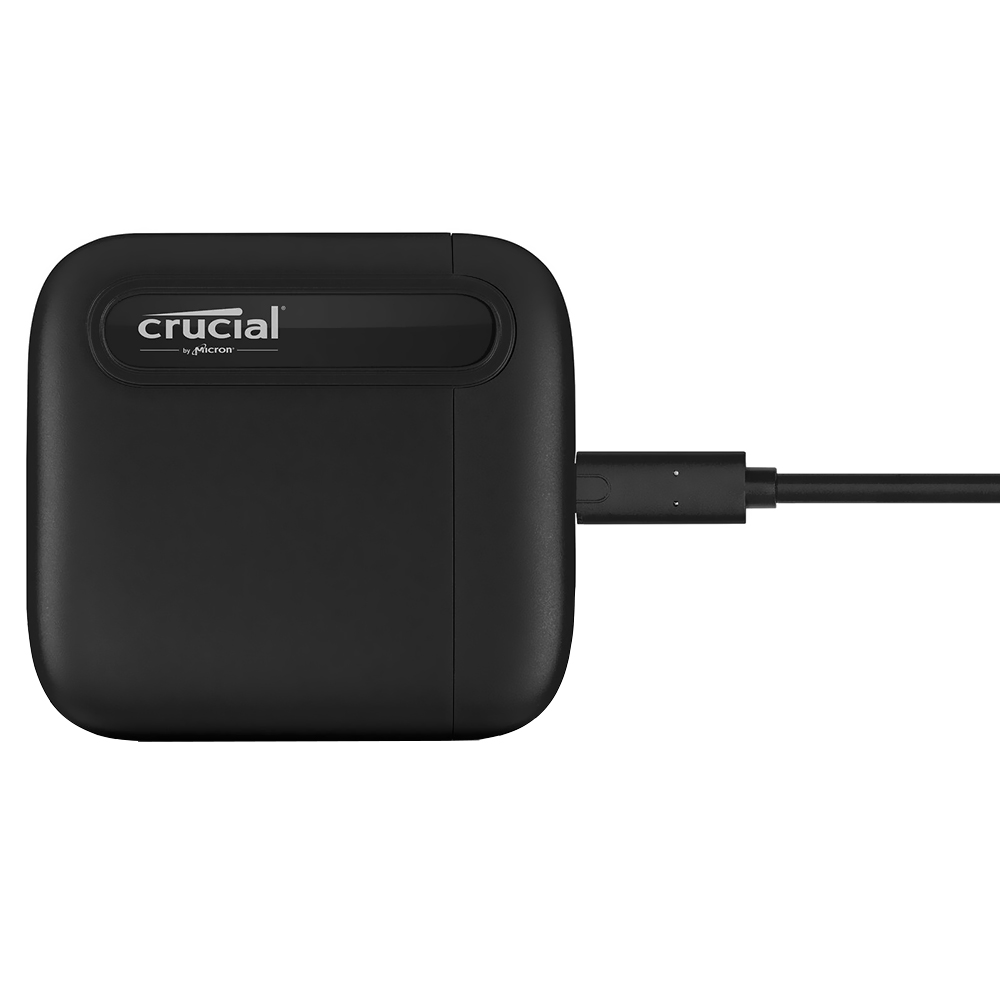 SSD Externo Crucial 4TB Portátil X6 - Preto (CT4000X6SSD9) no