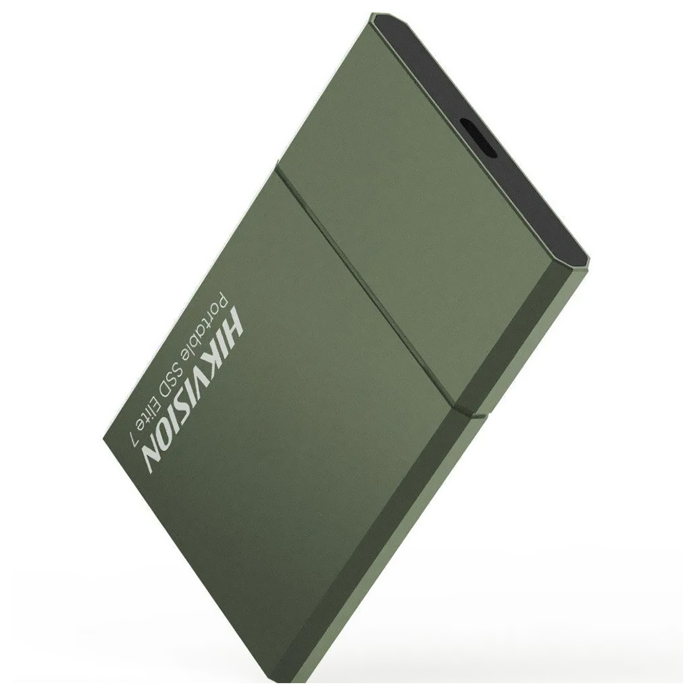 SSD Externo Hikvision 500GB Elite 7 Portátil - Verde (HS-ESSD-ELITE7)