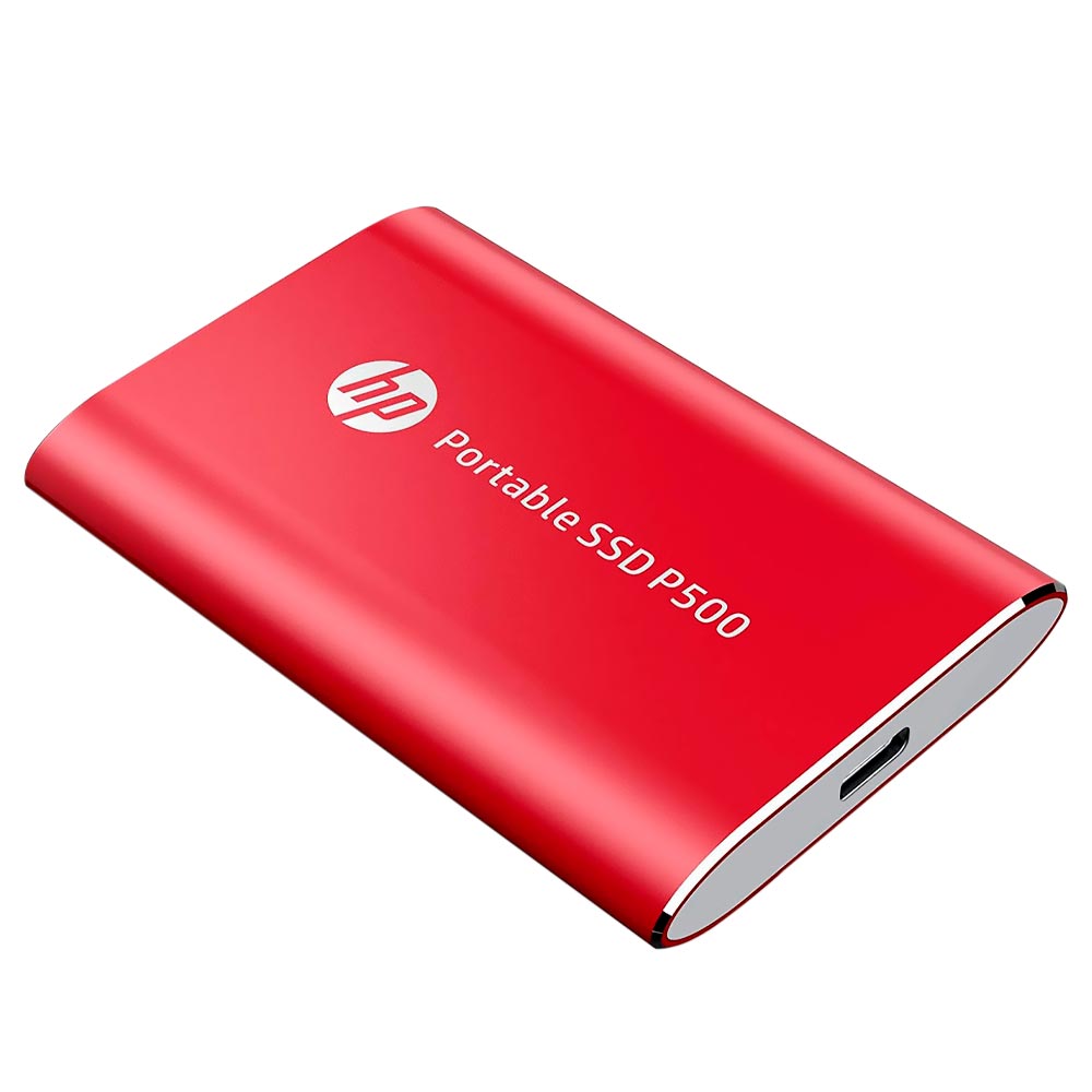SSD Externo HP 120GB Portátil P500 - Vermelho (7PD46AA#ABC)