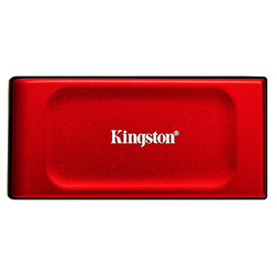 SSD Externo Kingston 1TB Portátil XS1000R - Vermelho (SXS1000R/1000G)