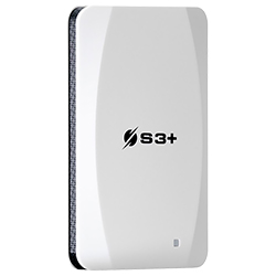 SSD Externo S3+ 256GB Play Portátil - Branco (S3SSDP256)