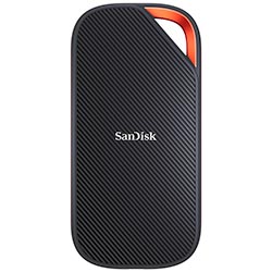 SSD Externo SanDisk 2TB Extreme Pro Portátil / USB-C 3.2 - Preto (SDSSDE82-2T00-G25)