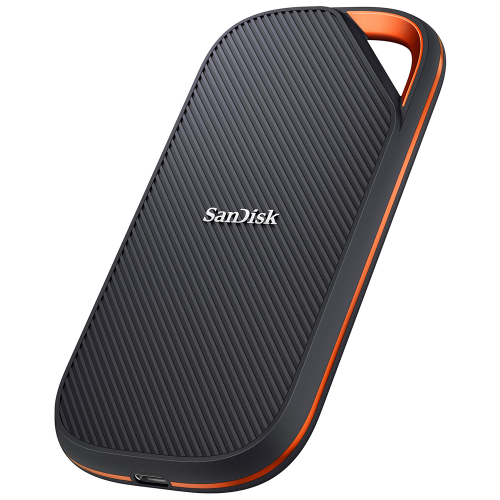 SSD Externo SanDisk 2TB Extrene Pro Portátil / USB-C 3.2 - Preto (SDSSDE82-2T00-G25)