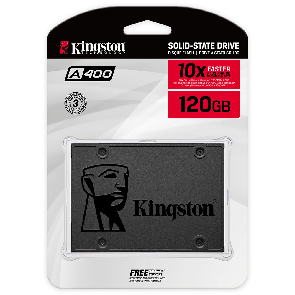 HD SSD Kingston 120GB 2.5" SATA 3 - SA400S37/120G