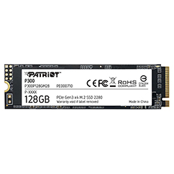 HD SSD Patriot 128GB M.2 2280 P300 NVMe PCIe Geração 3x4 - P300P128GM28 