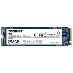HD SSD Patriot 256GB M.2 2280 P300 NVMe PCIe Geração 3x4 - P300P256GM28 