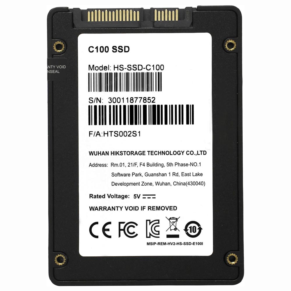 SSD Hikvision 960GB C100 2.5" SATA 3 - HS-SSD-C100