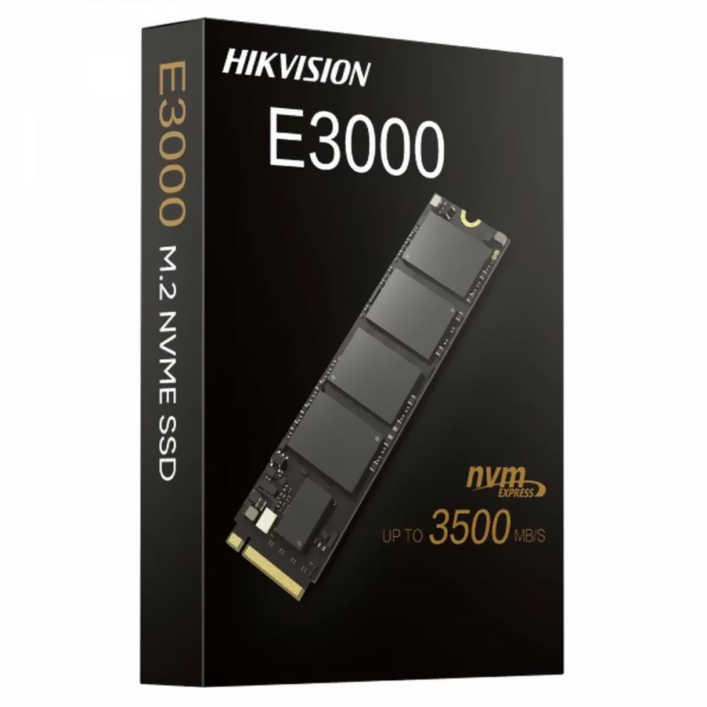 SSD Hikvision M.2 256GB E3000 NVMe - HS-SSD-E3000