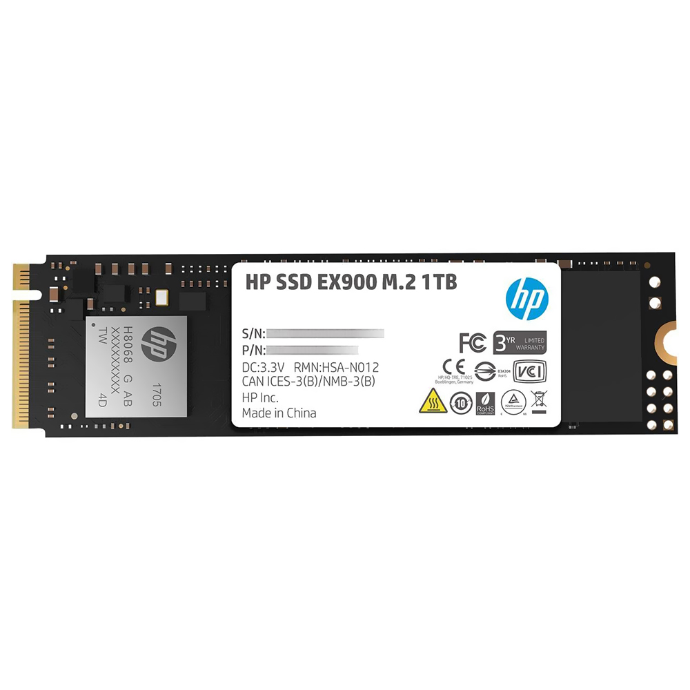 SSD HP M.2 1TB EX900 NVMe - 5XM46AA#ABC