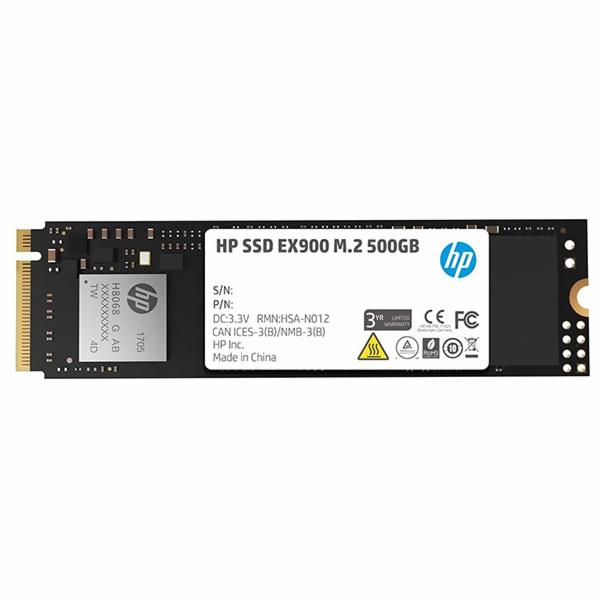SSD HP M.2 500GB EX900 NVMe - 2YY44AA#ABL