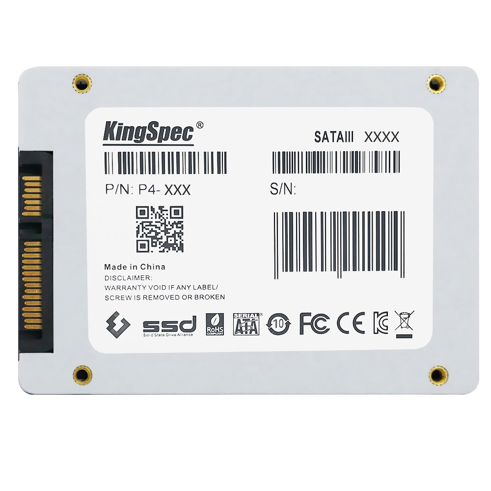 SSD Kingspec 480GB 2.5" SATA 3 - P4-480