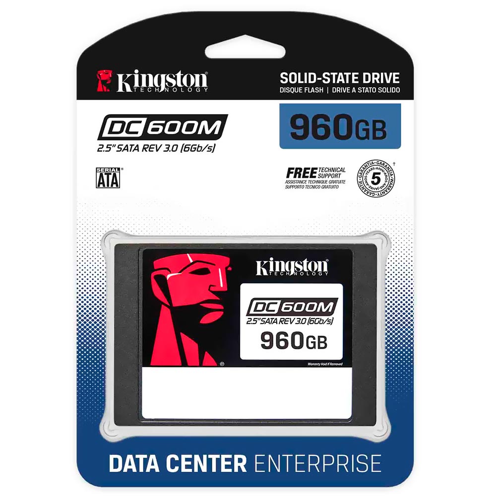 SSD Kingston 960GB DC600M 2.5" SATA 3 - SEDC600M/960G (Server)