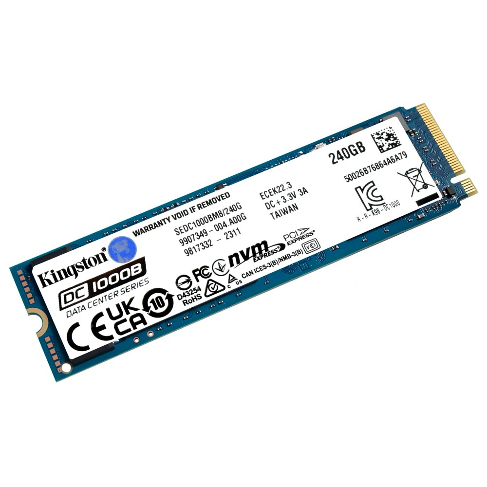 SSD Kingston M.2 240GB DC1000B NVMe - SEDC1000BM8/240G (Server)