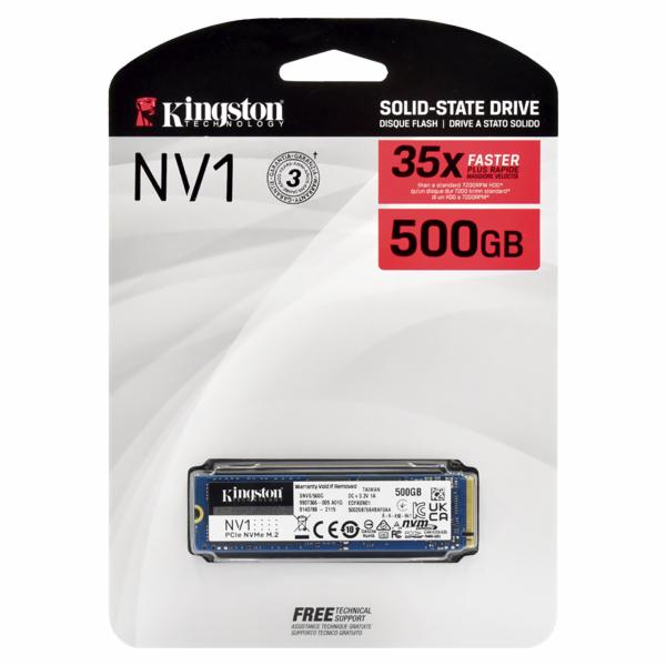 SSD Kingston M.2 500GB NV1 NVMe - SNVS/500G 