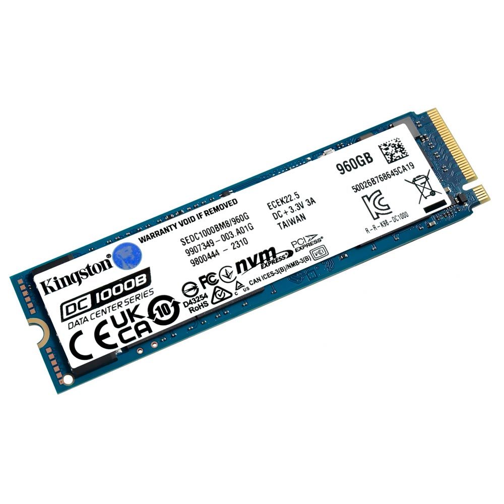 SSD Kingston M.2 960GB DC1000B NVMe - SEDC1000BM8/960G (Server)
