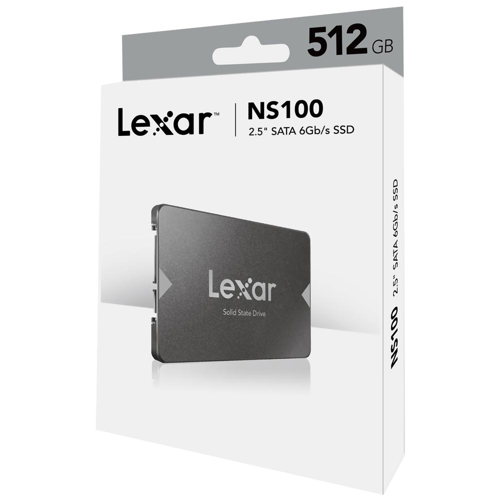SSD Lexar 512GB NS100 2.5" SATA 3 - LNS100-512RBNA