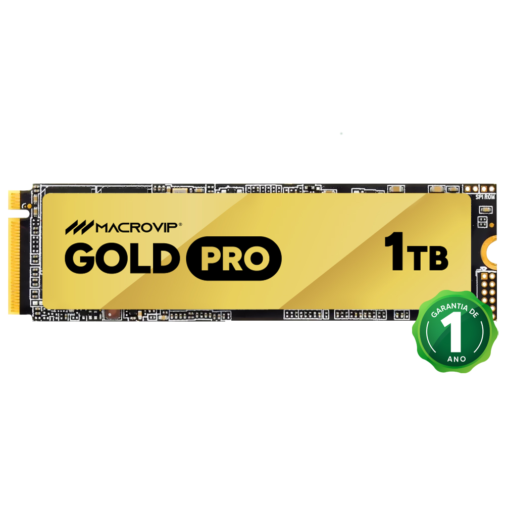 SSD Macrovip M.2 1TB Gold Pro NVMe - MVGLDPRO/1TB