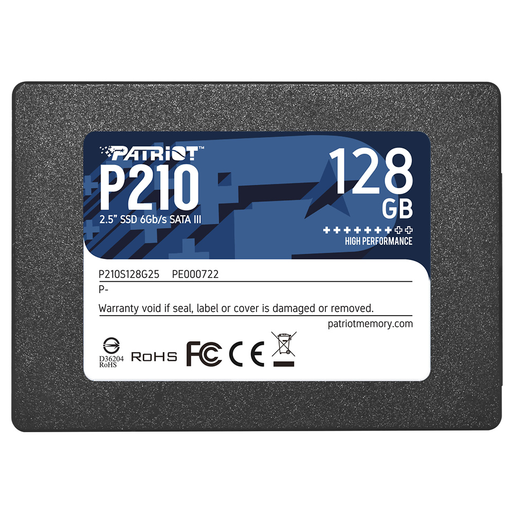 SSD Patriot 128GB P210 2.5" SATA 3 - P210S128G25
