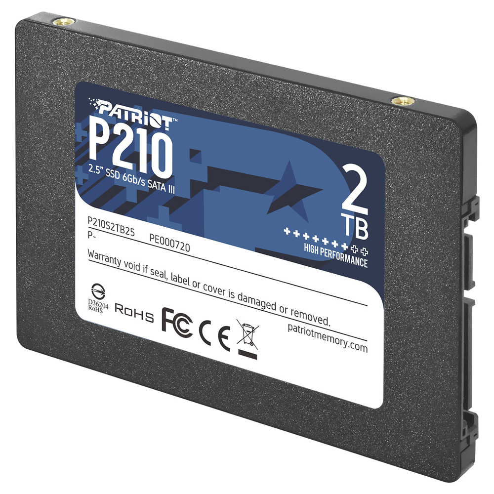SSD Patriot 2TB P210 2.5" SATA 3 - P210S2TB25