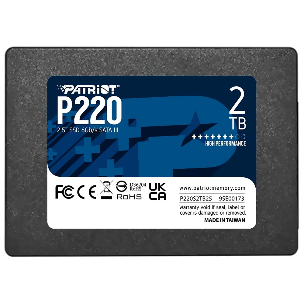 SSD Patriot 2TB P220 2.5" SATA 3 - P220S2TB25