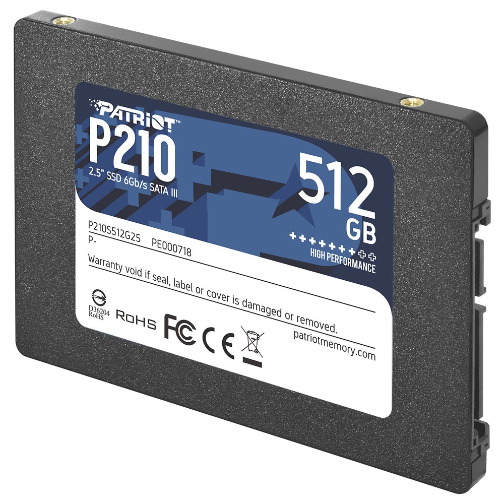 SSD Patriot 512GB P210 2.5" SATA 3 - P210S512G25