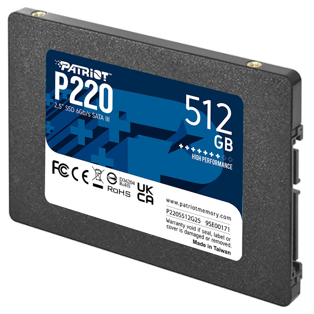 SSD Patriot 512GB P220 2.5" SATA 3 - P220S512G25