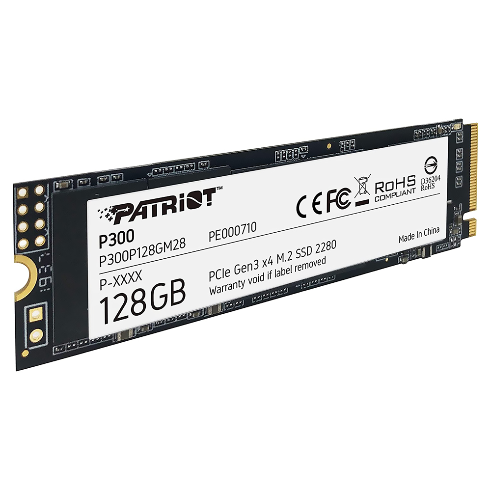 SSD Patriot M.2 128GB P300 NVMe - P300P128GM28