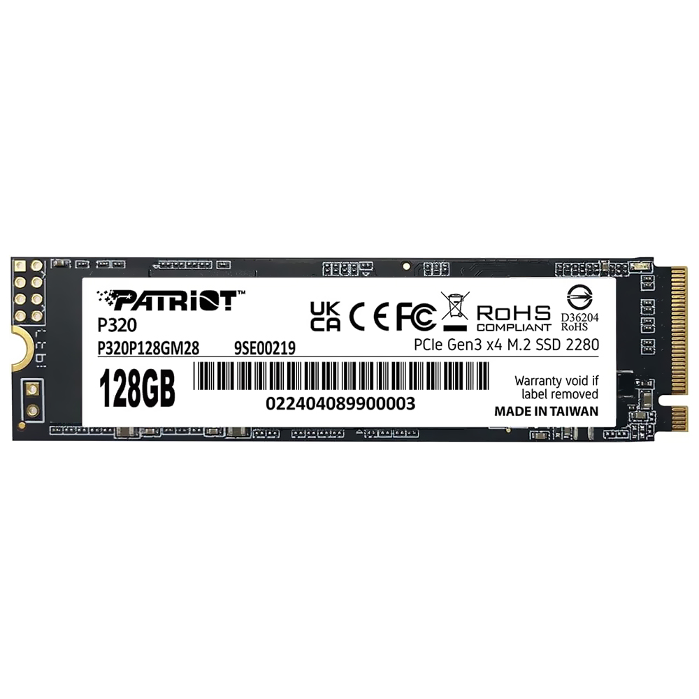 SSD Patriot M.2 128GB P320 NVMe - P320P128GM28