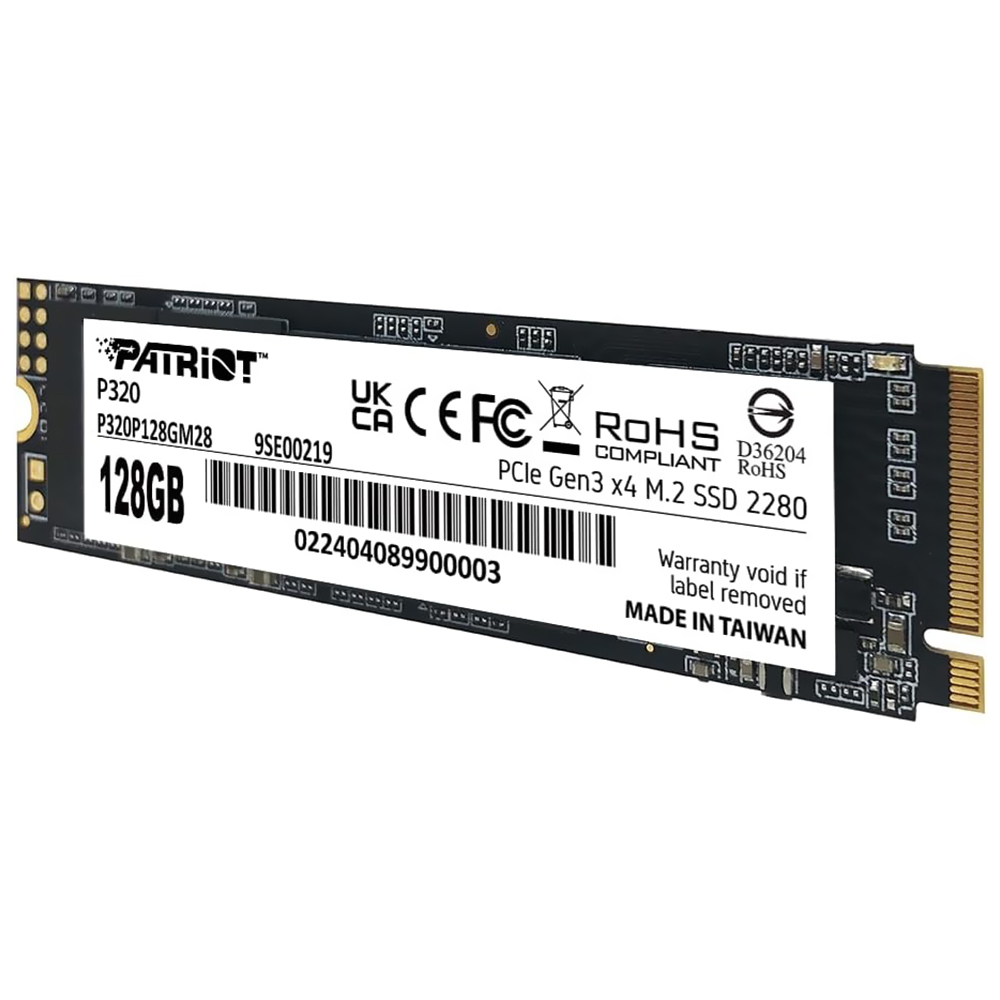 SSD Patriot M.2 128GB P320 NVMe - P320P128GM28