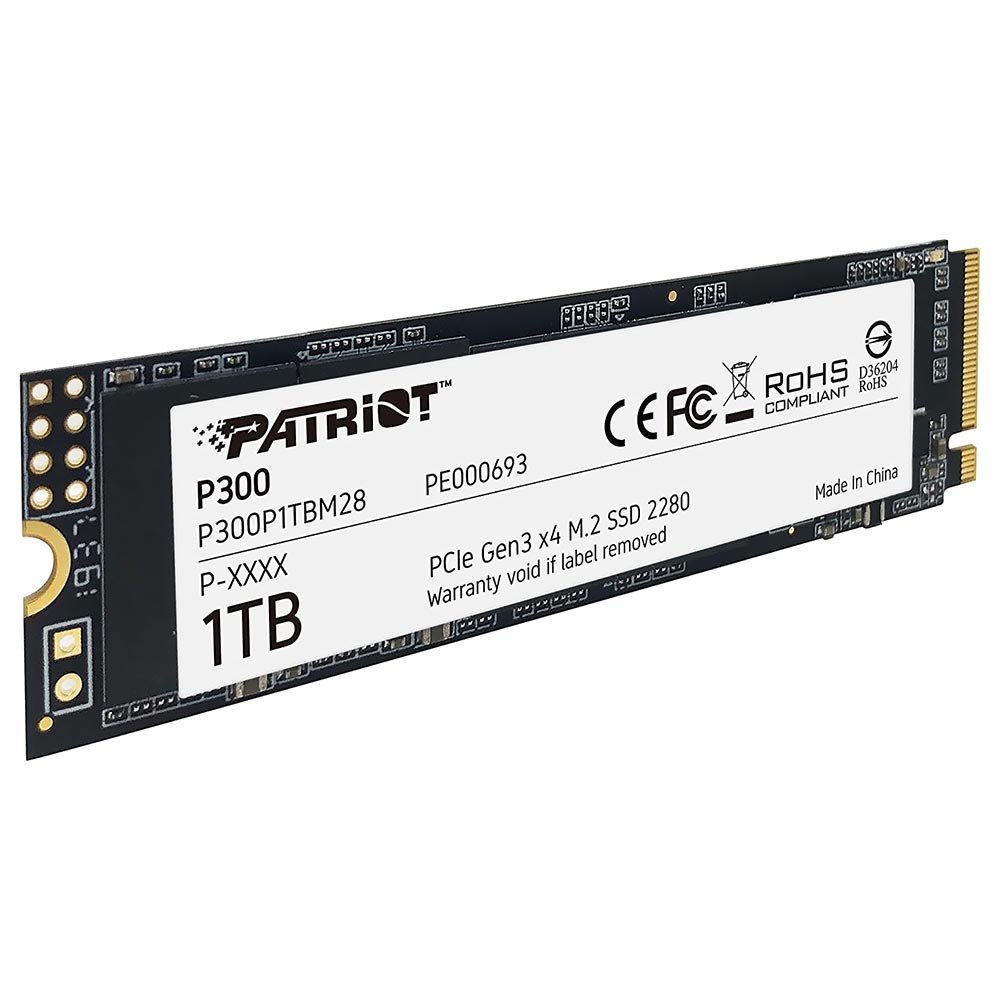 SSD Patriot M.2 1TB P300 NVMe - P300P1TBM28