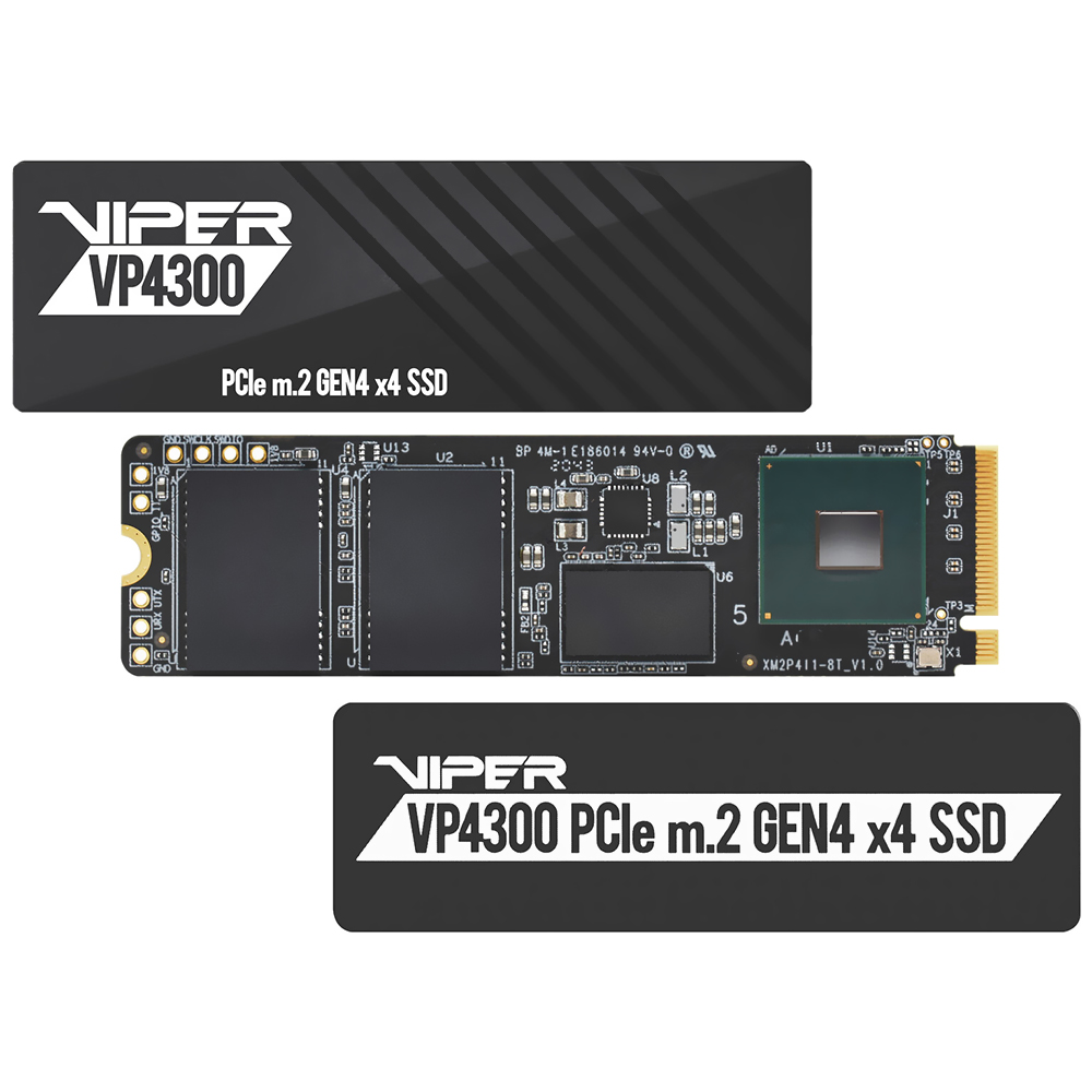 SSD Patriot M.2 1TB Viper VP4300 NVMe - VP4300-1TBM28H