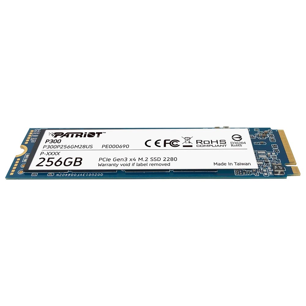 SSD Patriot M.2 256GB P300 NVMe - P300P256GM28